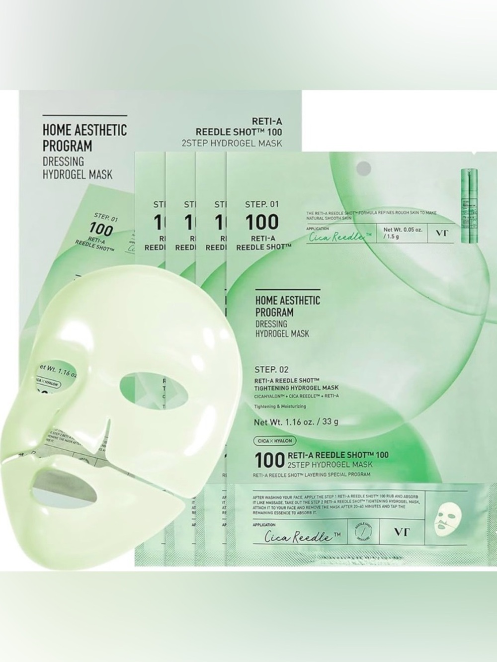 VT COSMETICS Hydrogel Mask | Set of 4